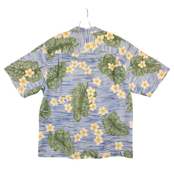 Jamaica Jaxx Men's Silk Shirt Short Sleeve Button Up Authentic Island Style Med - Picture 7 of 9